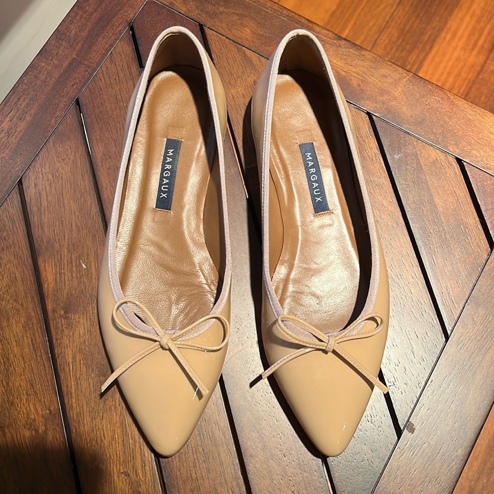 Margaux Patent Ballet Flats Size 38